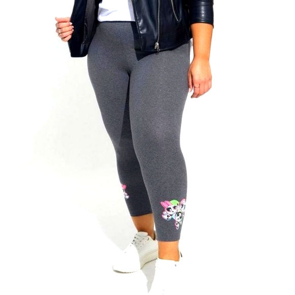 ❤️NWT VINTAGE TORRID LEGGING - POWERPUFF GIRLS - CROP LENGTH - SIGNATURE WAIST - Picture 3 of 10